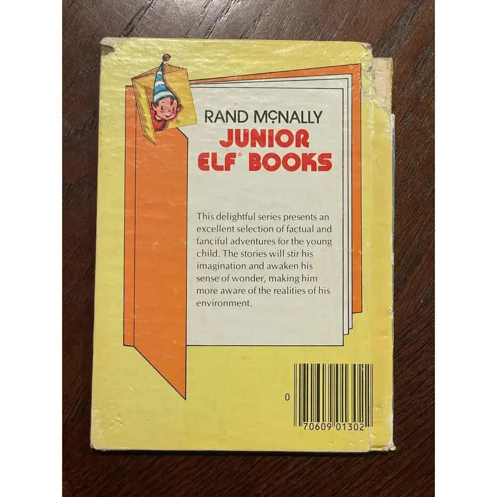 VINTAGE Little Toy Train Rand McNally Junior Elf Book 1965